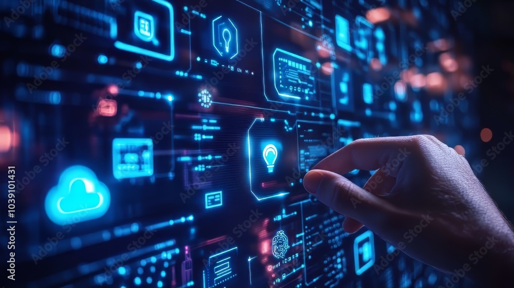 Aufkleber cybersecurity management and data protection concept: ultra-realistic cybersecurity interface displa
