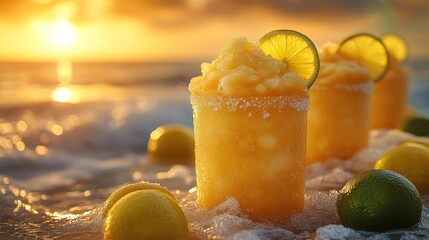 Sunset Cocktails on the Beach