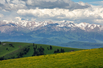 landscape in the mountains