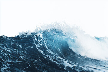 Naklejka premium a wave that is blue