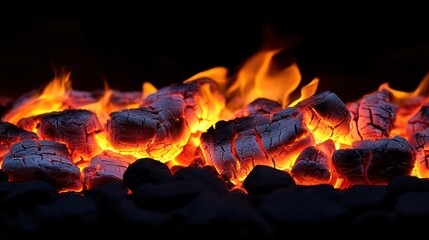 Burning Embers and Flames