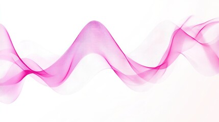 Abstract Pink Waves