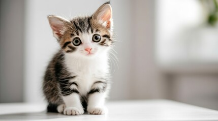 Cute Kitten Portrait
