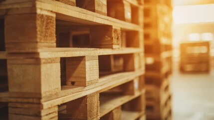 Wooden Pallet Close Up