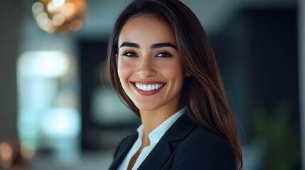 Portrait of beautyful and confident business woman. 