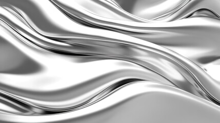 Abstract Silver Fabric Texture