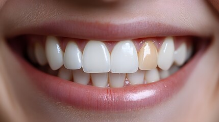 Visual blog comparing before-and-after teeth whitening results, focusing on the removal of yellow stains and achieving a brilliant white smile