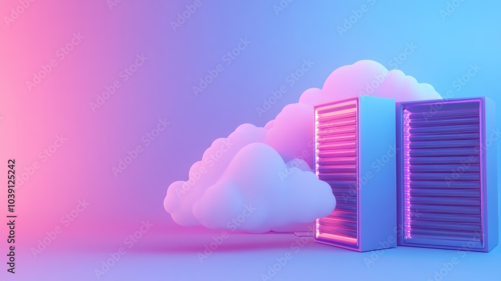 Aufkleber cloud computing and data storage