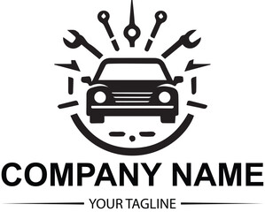 car servicing logo design 