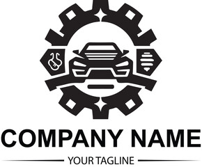 car servicing logo design 