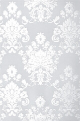 seamless white damask wallpaper version 3