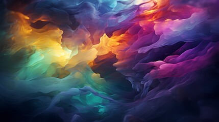 Digital technology colorful watercolor brushstroke illustration poster background