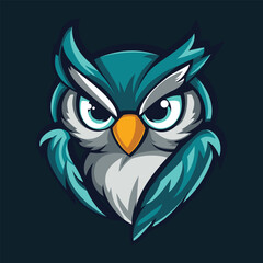 Vector owl mascot logo
