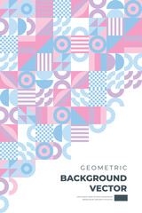 geometric shapes mosaic background