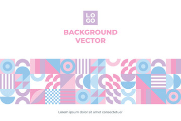 geometric shapes mosaic background