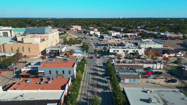 Main Street in Richardson Texas