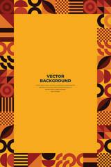 geometric shapes mosaic background