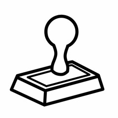 Eraser black icon with white background 