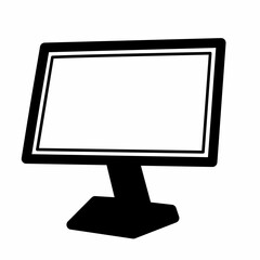 Eraser black icon with white background 