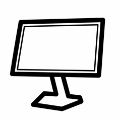 Eraser black icon with white background 