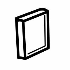 Book black icon illustration vector 