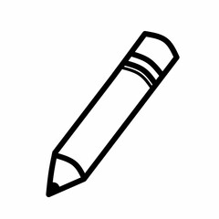 Pencil icon illustration 
