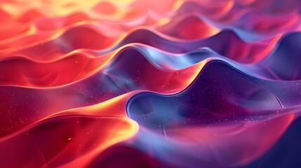 Obraz premium digital technology red and purple abstract lines poster background