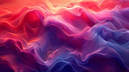 Obraz premium digital technology red and purple abstract lines poster background