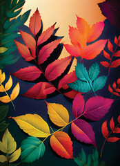 autumn leaves background