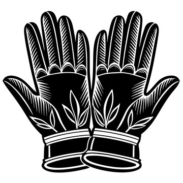 recommend clip art: gloves silhouette 
                    