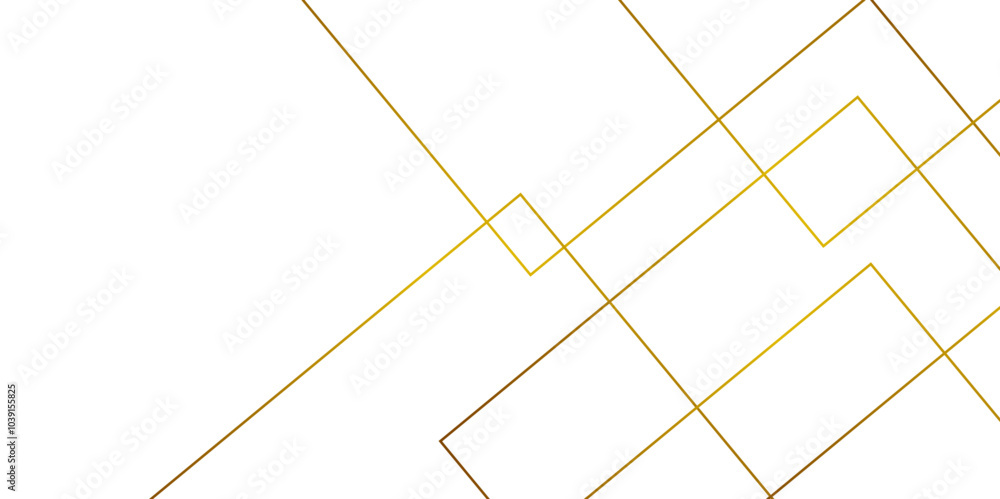 Poster mondrian style of diagonal square pattern vector. design geometric tile gold on black background. mo