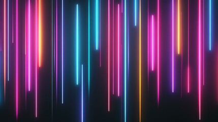 Dive into the vibrant world of neon patterns with this dynamic animation that fuses tech aesthetics and playful glitch effects.