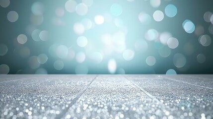 Elevate your festive displays with a shimmering silver and white backdrop that exudes elegance and charm for any occasion.