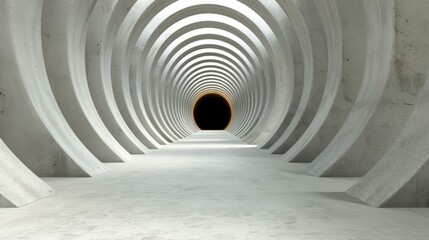 A bright light shines at the end of the tunnel, symbolizing hope and the victory that awaits beyond struggle.