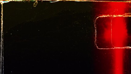 Film burns transition effect for cinematic vintage video editing