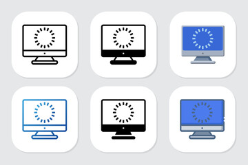 loading icons with various design styles