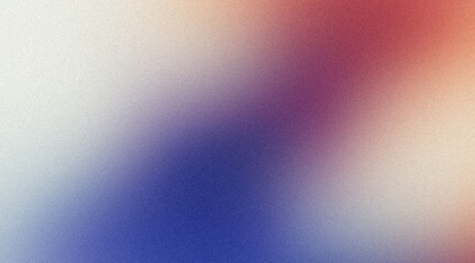 Magenta blue retro color soft flow grainy gradient backdrop design. Abstract wavy shaped colorflow retro noisy gradient, copy space