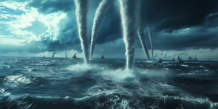 Waterspouts are Tornadoes That Form Over Water and Often Create Dangerous Conditions for Nearby Coastal Areas and Vessels