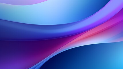 Fototapeta premium Digital technology blue purple gradient curve poster web page PPT background