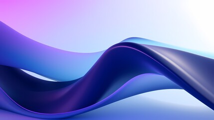 Obraz premium Digital technology blue purple gradient curve poster web page PPT background