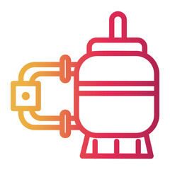 filter Line Gradient Icon