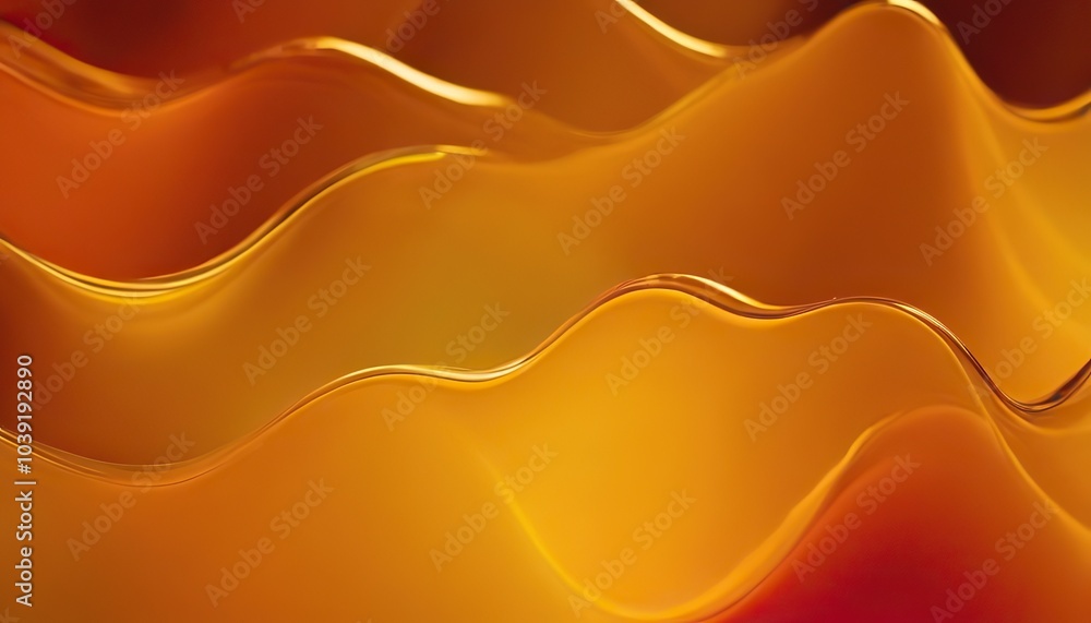 Aufkleber abstract background green and yellow color waves layout for presentation 10