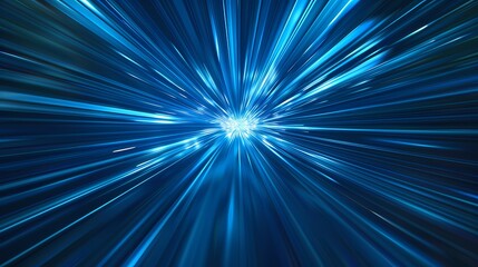 Digital technology blue abstract luminous light speed poster web page PPT background