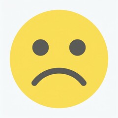 Fototapeta premium an emoji of disapproval