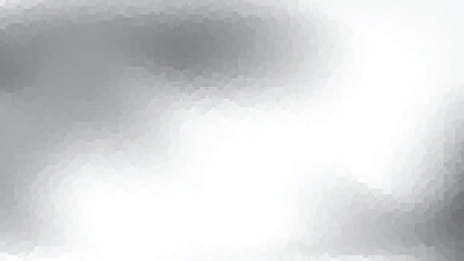 Abstract white and gray color background with pixcel art pattern. Vector illustration.