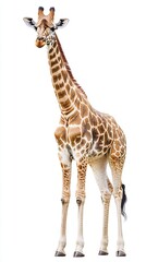 giraffe isolated on white background © Istri
