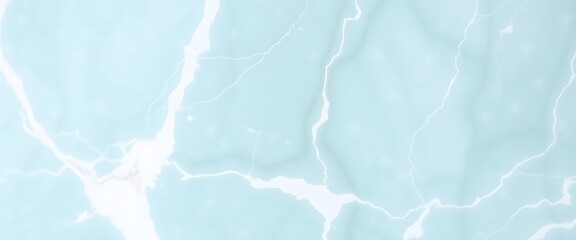 Obraz premium Turquoise Marble with White Veins Background