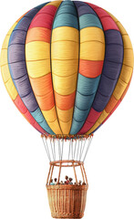 Obraz premium Colorful hot air balloon