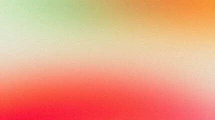 Green red orange vibrant colorful retro white grainy gradient texture backdrop design, ideal for projects