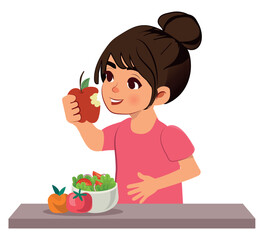 girls and women in various situations